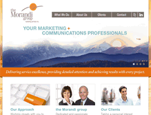 Tablet Screenshot of morandigroup.com